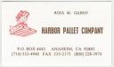 Harbor Pallet business card